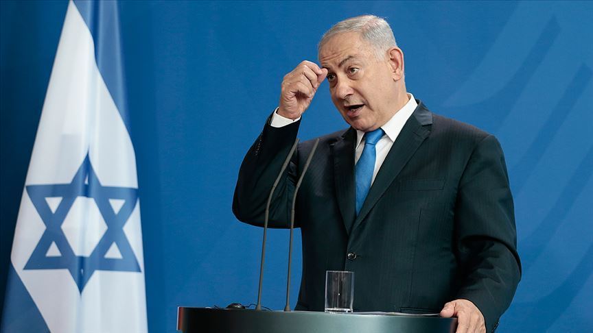 Korkak Netanyahu Halktan Kaçtı