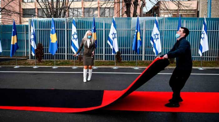 Kosova'dan Siyonistlere Ödül