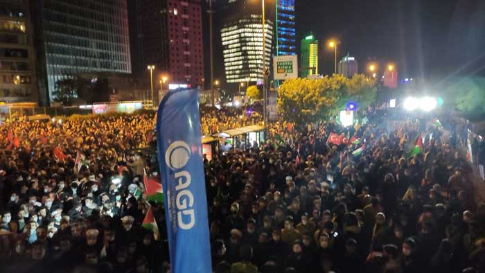Siyonist Rejim Protesto Edildi